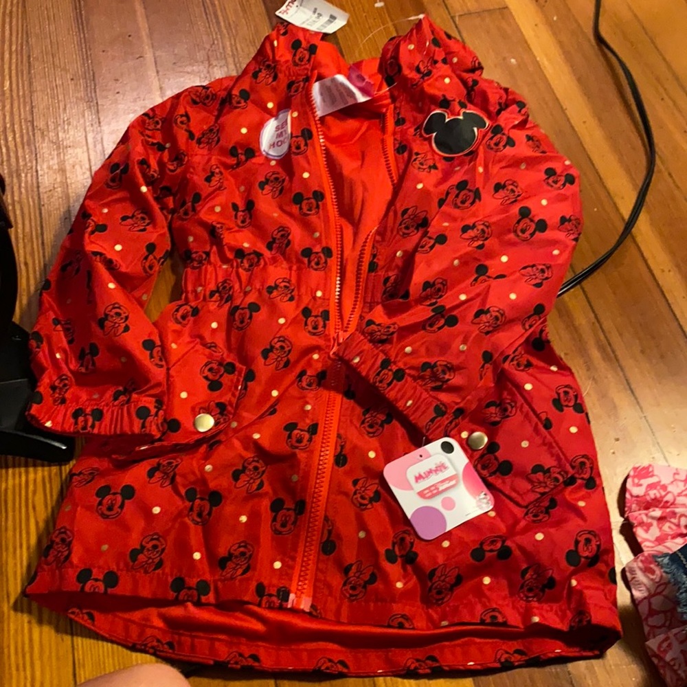Disney Mickey Mouse Red Kids Raincoat